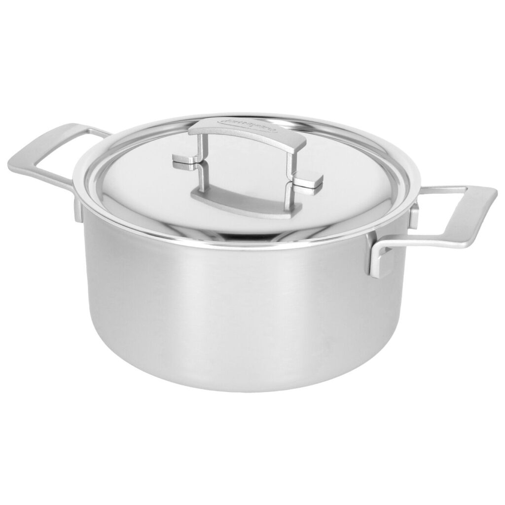 demeyere intense cassarole pot with double walled lid 00005